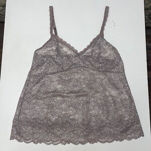 M&S lace sheer cami